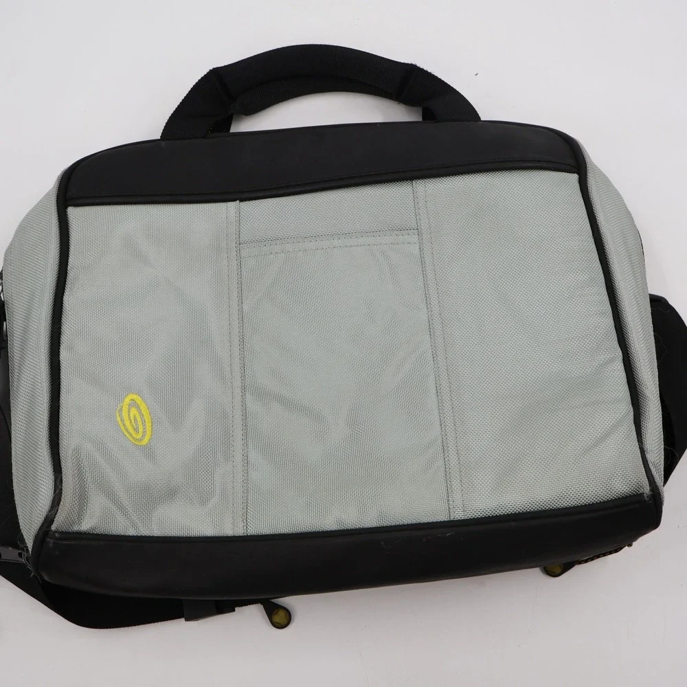 Timbuk2 Laptop Messenger Bag Mens OS Grey Black Ballistic Nylon Commuter Bag